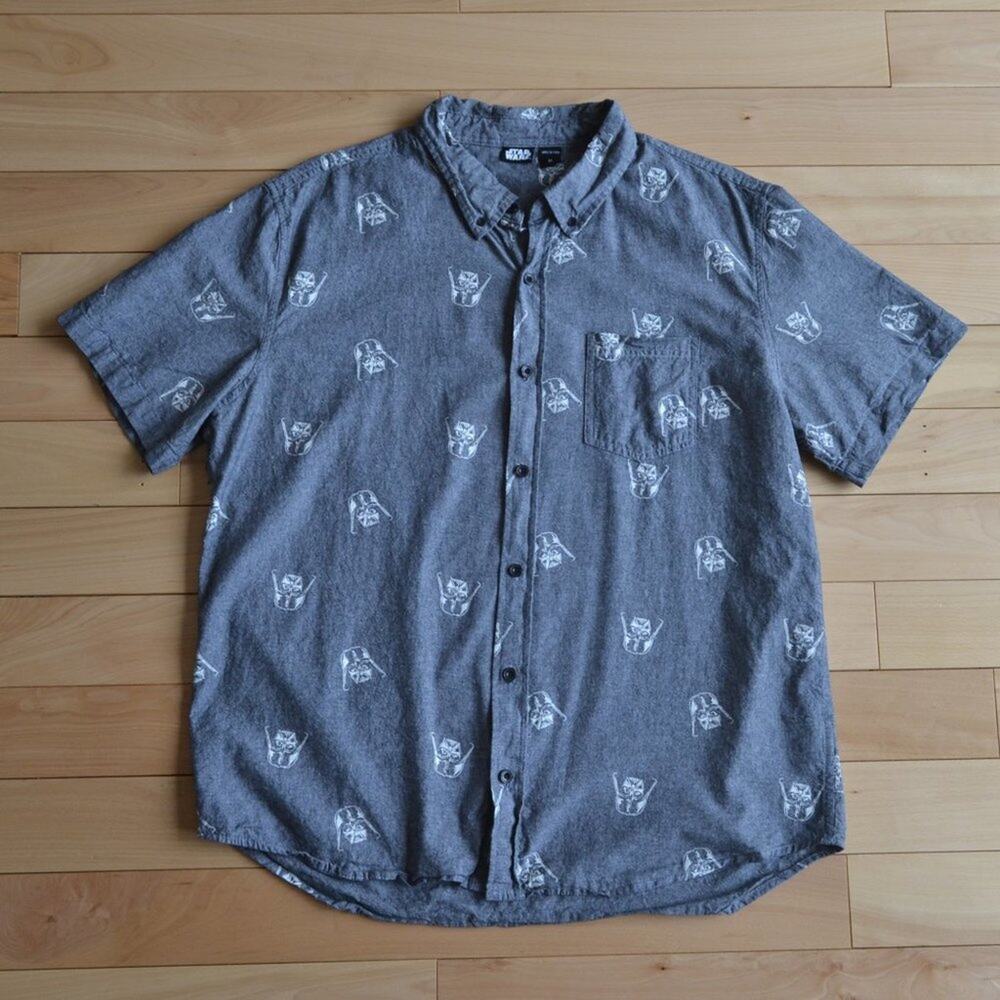 Star Wars Short Sleeve Button Down